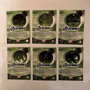 Upper Deck Marvel Avengers Assemble Trading Cards Hulk Abomination 20-21, 23-26